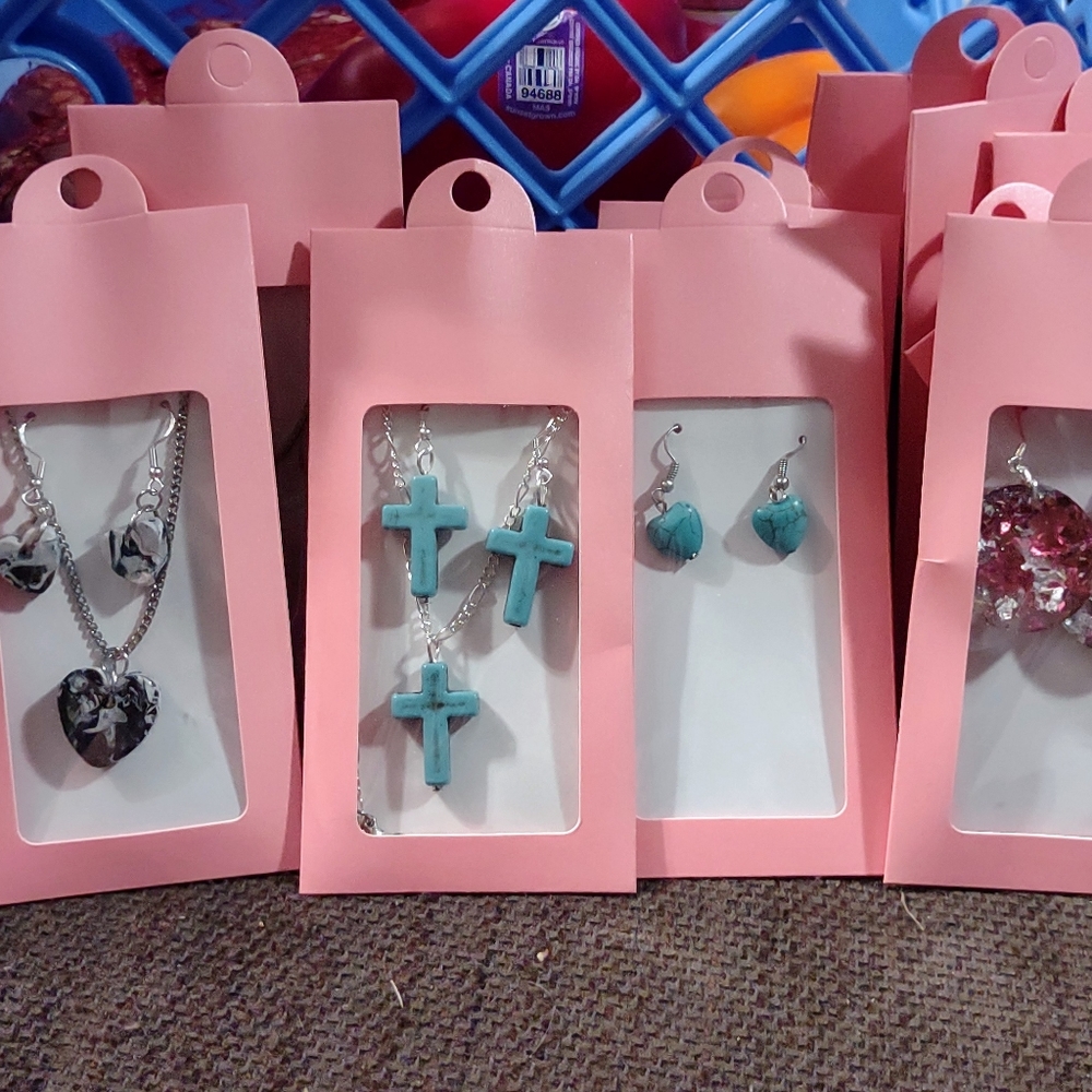 Earring and Necklace Jewelry Sets